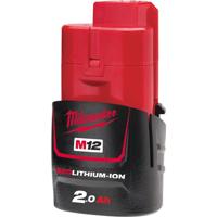 Milwaukee M12 B2 Li-Ion Accu 12V 2.0 Ah - 4932430064 - thumbnail