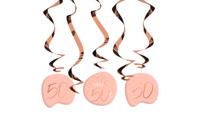 Hangdecoratie Elegant Blush 50 jaar - 5 Stuks - thumbnail