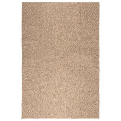 Vloerkleed ZIZUR binnen en buiten 200x290 cm jute look - thumbnail