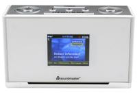 Soundmaster UR240WE DAB+ FM-radiowekker, kleurendisplay, dual-alarm, wekken via radio - thumbnail