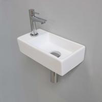 INK Versus Fonteinpack - Porselein - links fonteinkraan - designsifon - afvoerplug - incl bevestiging 1805300 - thumbnail