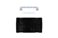 Gedore 2950529 Gereedschapskist (leeg) Kunststof Zwart, Transparant - thumbnail