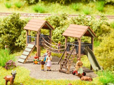 NOCH Laser-Cut minis® 0014367 H0 Laser-Cut minis avonturenspeeltuin Lasercut bouwpakket