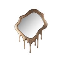 Richmond Spiegel 'Drops' 74 x 56cm, kleur Brushed Gold - thumbnail