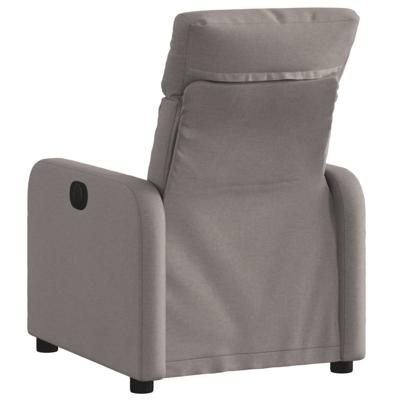 Fauteuil verstelbaar stof taupe - thumbnail
