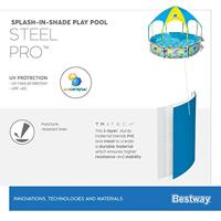 Bestway kinderzwembad steel pro uv careful bovengronds 244x51 cm - thumbnail