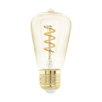 Lichtbron Amber spiraal E27 ST48 145LM dimbaar - thumbnail