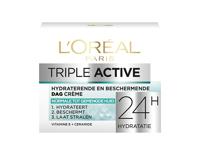 L&apos;Oréal Paris Triple Active Hydraterende en Beschermende Dagcrème - thumbnail