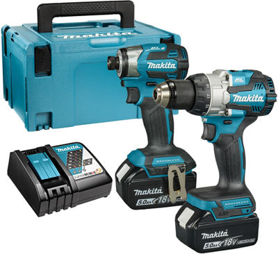 Makita DLX2528TJ Accu Combiset 2-delig (DHP489 + DTD173) 18V 5.0Ah in Mbox Makita DLX2528TJ Accu Combiset 2-delig (DHP489 + DTD173) 18V 5.0Ah in Mbox