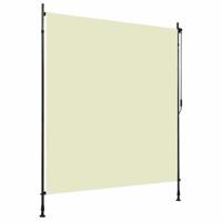 VidaXL Rolgordijn voor buiten 200x270 cm crème - thumbnail