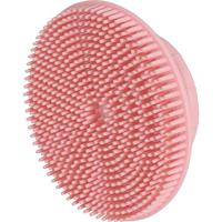 Zolux anah borstel rond rubber roze - thumbnail