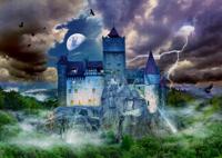 Spooky Night at Dracula's Castle Puzzel 1000 Stukjes - thumbnail