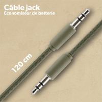 T'NB Tonality, opvouwbare draadloze hoofdtelefoon met passieve ruisonderdrukking, met bluetooth-verbinding, stereogeluid met geïntegreerde microfoon, batterijduur tot 30 uur, groen - thumbnail