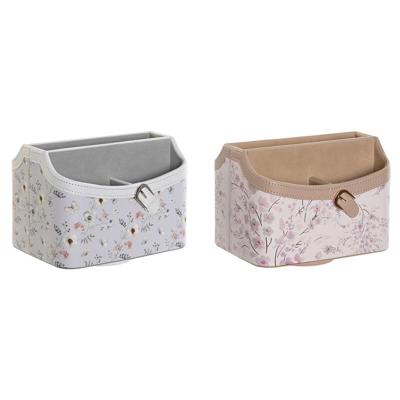 Houder voor afstandsbedieningen DKD Home Decor Blauw Grijs Kameel Licht Roze 2 Stuks Houder voor afstandsbedieningen DKD Home Decor Blauw Grijs Kameel Licht Roze 2 Stuks