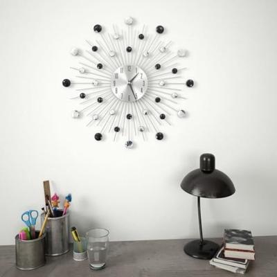 VidaXL Wandklok met quartz-mechanisme 50 cm modern ontwerp VidaXL Wandklok met quartz-mechanisme 50 cm modern ontwerp