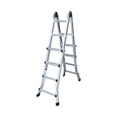 Inklapbare ladder EDM 75094 Aluminium Multicolour Inklapbare ladder EDM 75094 Aluminium Multicolour