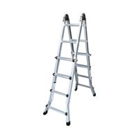 Inklapbare ladder EDM 75094 Aluminium Multicolour - thumbnail