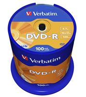 Verbatim 43549 DVD-R disc 4.7 GB 100 stuk(s) Spindel - thumbnail