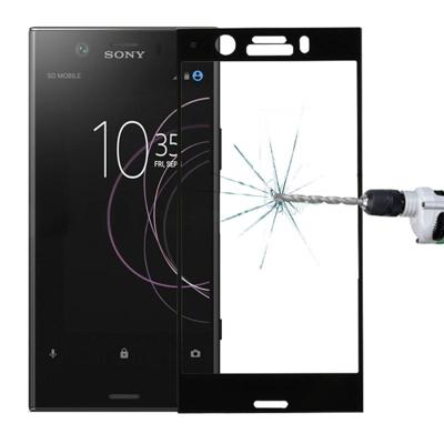 Voor Sony Xperia XZ1 compacte 0 26 mm 9H oppervlaktehardheid 3D volledig scherm getemperd glas scherm Protector(Black)
