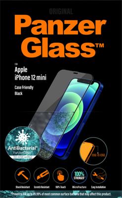 Panzerglass Apple iPhone 12 mini Case Friendly AB Smartphone screenprotector Zwart - thumbnail