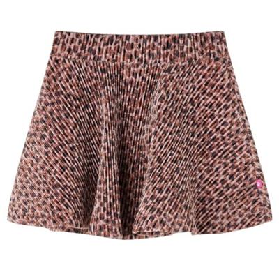 Kinderrokje met luipaardprint 116 oudroze