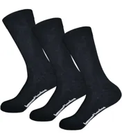 BENYSØN 6-paar Bamboe sokken - Naadloos - Dames & Heren - Comfortabele sokken - Zwart - Blauw - Anti zweet - 46 - 46 - thumbnail