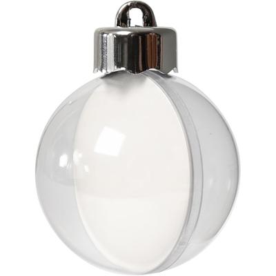 Creativ Company Deco ballen transparant 5cm, 10st.