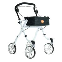 Excel Rollator Virage (6,8 kg) | Binnen rollator | Met duwbeugel | Dienblad | Kleur: Wit | 24510300 - thumbnail