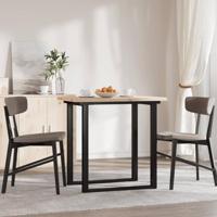 Tafelblad rechthoekig 80x50x2,5 cm massief grenenhout - thumbnail