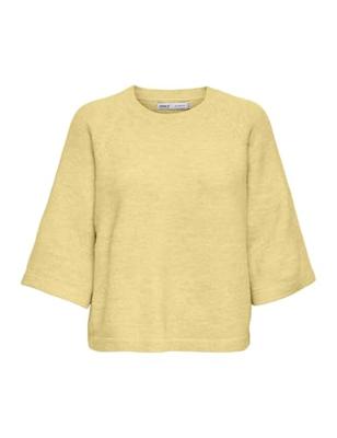 Only Onlsimoni 3/4 Pullover Knt Noos Trui Mellow Yellow