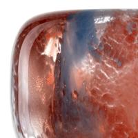 Leonardo Cipria Vaas 20 cm oranje/blauw - thumbnail