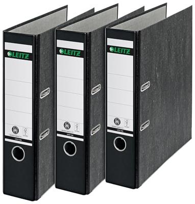 Ordner Leitz 180° Recycle 1080 A4 80mm 3 stuks zwart
