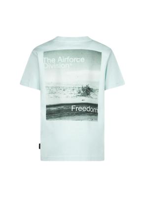 Division T-Shirt Pastel Blue Backprint