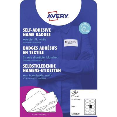 Avery-Zweckform L4882-20 Naamplaatje Kennzeichnungsetiketten (b x h) 85 mm x 50 mm 200 stuk(s)