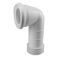 Riko closetaansluiting bocht 90 graden 100x110 mm wit - thumbnail