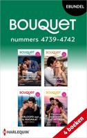 Bouquet e-bundel nummers 4739 - 4742 - Pippa Roscoe, Lynne Graham, Melanie Milburne, Caitlin Crews - ebook - thumbnail
