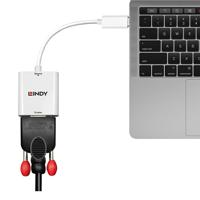 Lindy 43355 video kabel adapter USB Type-C VGA (D-Sub) Wit - thumbnail