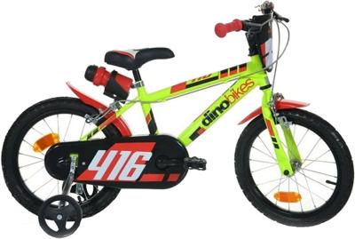 Dino Bikes Sfera 16 inch 27 cm jongens knijprem lichtgroen