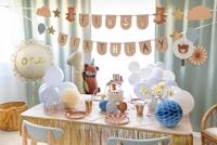 Decoratieve Rozetten Beer (2st) - thumbnail