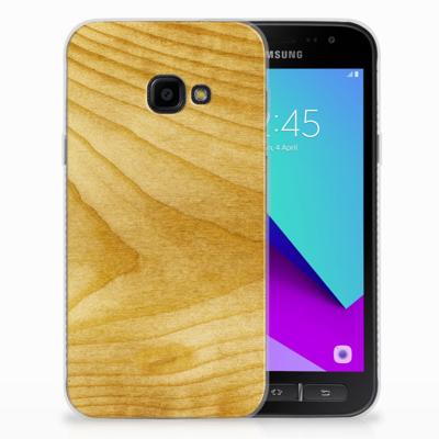 Samsung Galaxy Xcover 4 | Xcover 4s | Bumper Hoesje | Licht Hout