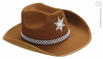 Hoed Sheriff bruin