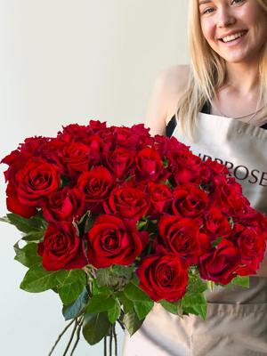 30 rode rozen - XL rozen - EverRed 30 rode rozen - XL rozen - EverRed