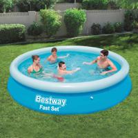 Bestway fast set zwembad opblaasbaar rond 366x76 cm 57273 - thumbnail