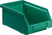 LA-KA-PE Magazijnbak | L160/140xB105xH75 mm | PS groen | 25 stuks - LK4 GRÜN LK4 GRÜN - thumbnail