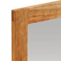 Badkamerspiegel 50x70x2,5 cm massief acaciahout en glas - thumbnail