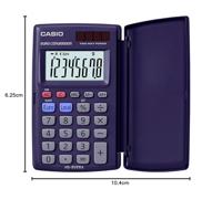 Casio HS-8VERA Zakrekenmachine Donkerblauw Aantal displayposities: 8 werkt op zonne-energie, werkt op batterijen (b x h x d) 62.5 x 10 x 104 mm - thumbnail