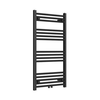 Rosani Classic radiator 60x100cm recht middenaansluiting 424 watt mat zwart AF-CN60100B Rosani Classic radiator 60x100cm recht middenaansluiting 424 watt mat zwart AF-CN60100B