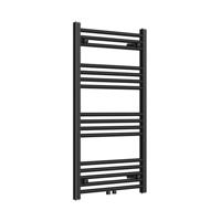 Rosani Classic radiator 60x100cm recht middenaansluiting 424 watt mat zwart AF-CN60100B - thumbnail