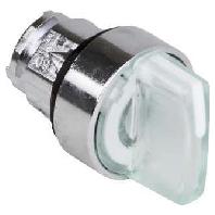 Schneider Electric ZB4BK1313 ZB4BK1313 (Ø) 22 mm Chroom, Wit 1 stuk(s)