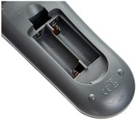 Vivanco UR Z2 2-in-1 Universele TV/DVB-afstandsbediening met grote toetsen zilver - thumbnail